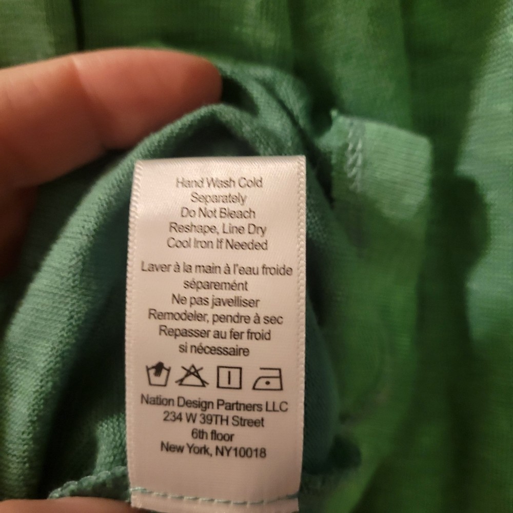 NWT andrea jovine Women's 100% Linen Boatneck Top Size XL - Picture 6 of 7